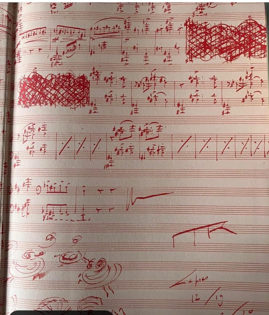 Manuscript Ravel La Valse