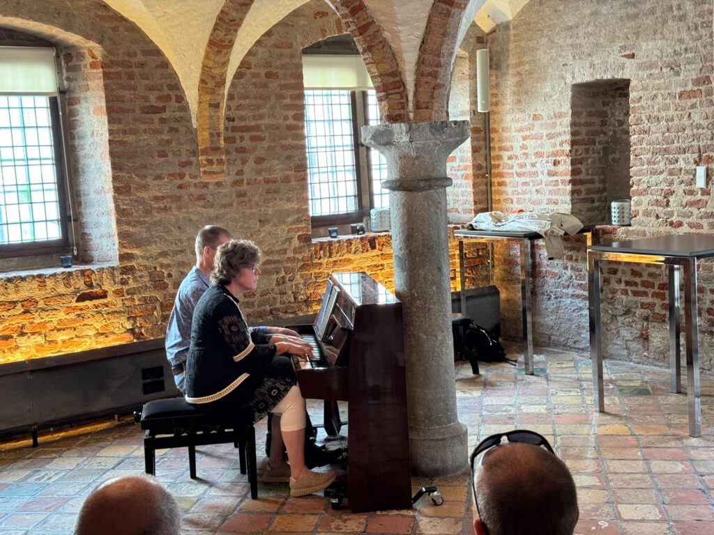 Bargiel tijdens het pianofestival in Culemborg